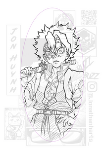 Sanemi Shinazugawa by Jon