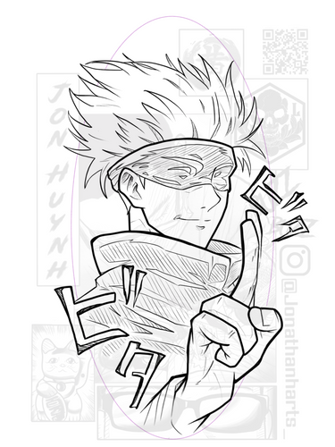 Satoru Gojo by Jon