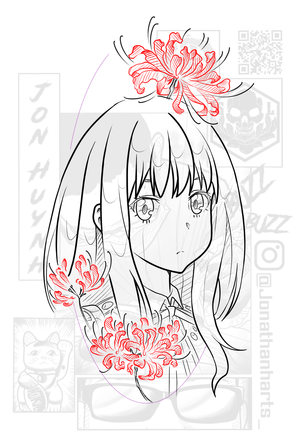 Takina Inoue x Spider Lily by Jon
