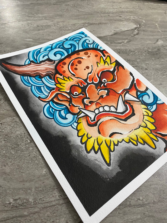 Translation missing: en.“Oni” Original Painting by Boeden Alfonso