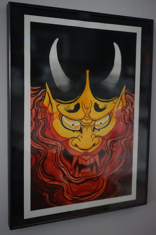 Translation missing: en.“Hannya Blood” Original Painting by Boeden Alfonso