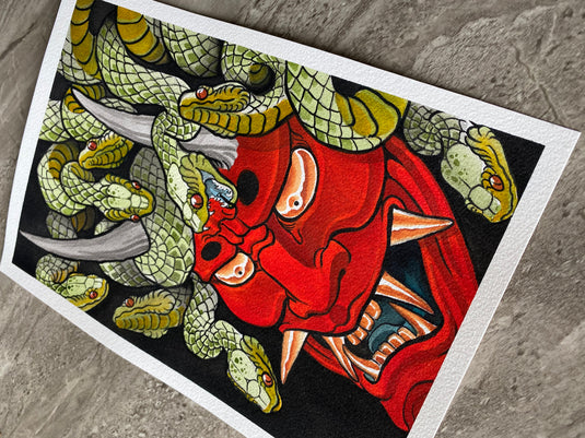 Translation missing: en.“Madusa” Original Painting by Boeden Alfonso