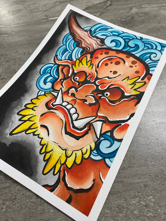 Translation missing: en.“Oni” Original Painting by Boeden Alfonso