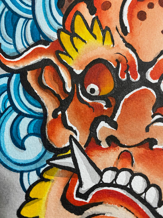 Translation missing: en.“Oni” Original Painting by Boeden Alfonso