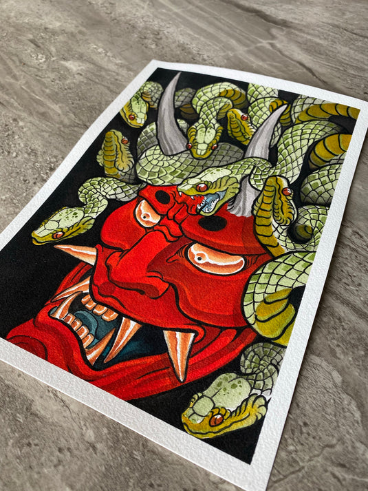 Translation missing: en.“Madusa” Original Painting by Boeden Alfonso