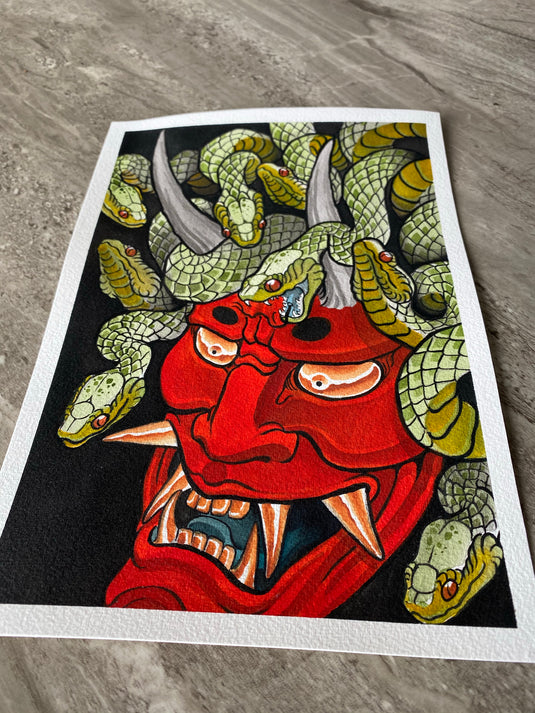 Translation missing: en.“Madusa” Original Painting by Boeden Alfonso