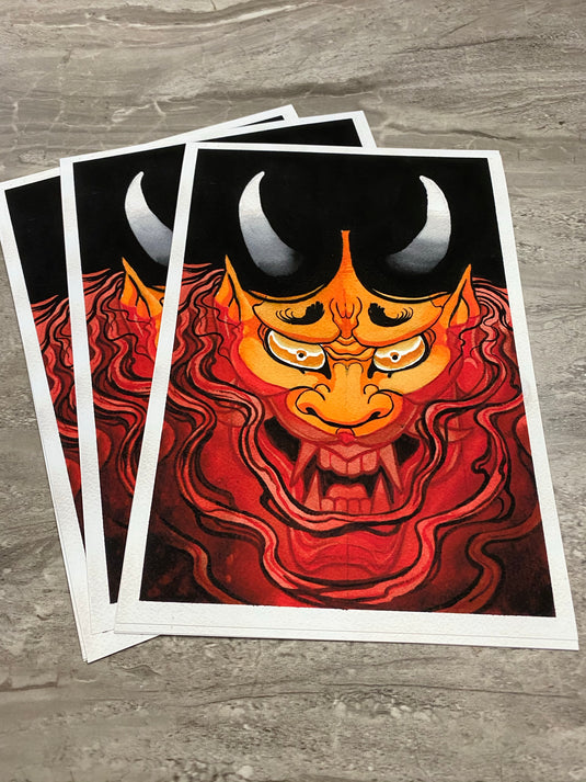 Translation missing: en.“Hannya Blood” Limited Print by Boeden Alfonso