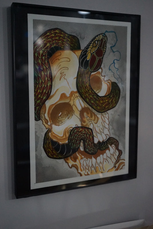 Translation missing: en.“Blue Tongue” Original Painting by Boeden Alfonso