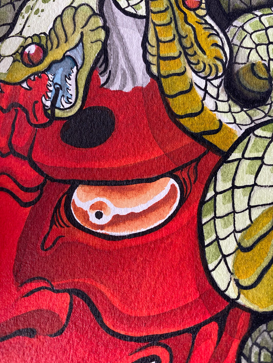 Translation missing: en.“Madusa” Original Painting by Boeden Alfonso