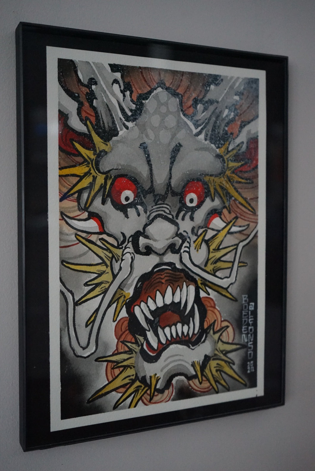 “Dragon Face” Original Painting by Boeden Alfonso