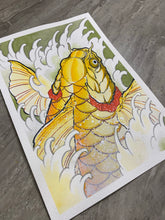 “Golden Koi” Original Painting by Boeden Alfonso